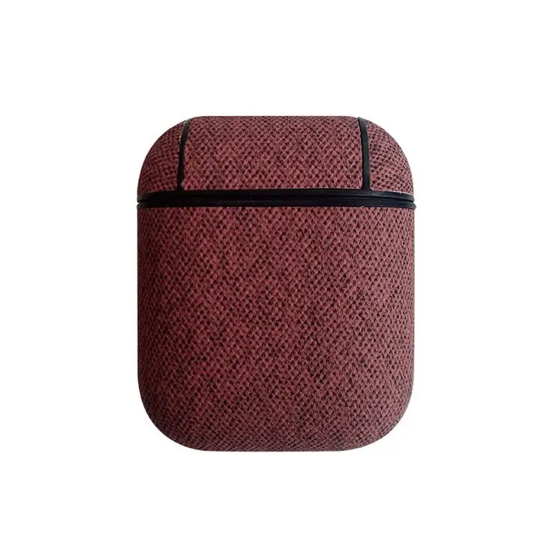 For Airpods Protective Case Wireless Bluetooth Headset Box Charging Bag Leather Earphone Cover Shell | Электроника