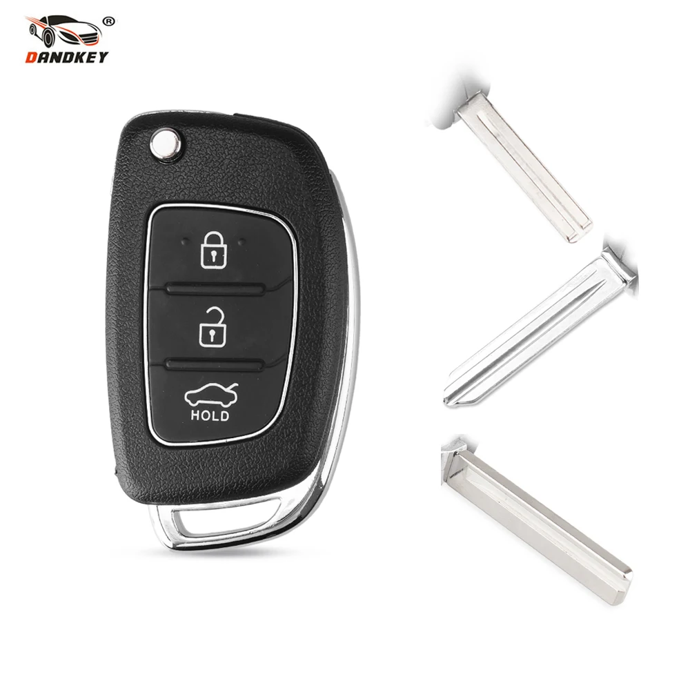 Dandkey HY15R/HY20/TOY40 откидная оболочка ключа дистанционного управления Fob для Hyundai Solaris