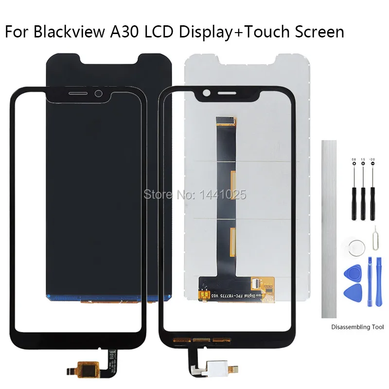 Сменный экран дисплея для Blackview A30 ЖК дисплей с сенсорным экраном 5 дюйма черный
