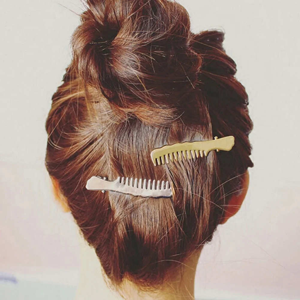 2 шт. креативная заколка для волос в форме ножниц деликатная аксессуары волос| |