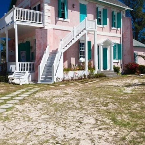 Bahamas Eleuthera Island Haynes Library постер печать Уолтера бибиков (25x37) | Дом и сад