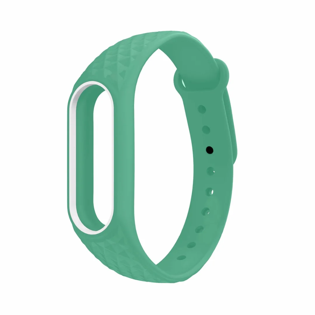 Модный Цветной Мягкий ТПУ ремешок на запястье Браслет замена для Xiaomi Mi Band 2 Смарт