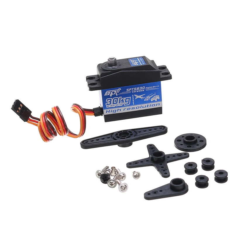 SPT Servo SPT5630 Digital Coreless 30KG 90° Metal Gear For RC Helicopter Car Boat Models Spare Parts Accessories | Игрушки и хобби