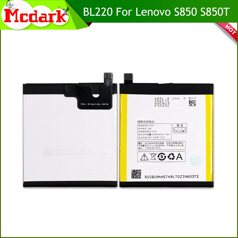 Высококачественный аккумулятор BL220 для Lenovo S850 2150 мАч|battery for lenovo s850|battery lenovobattery |