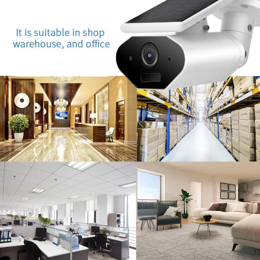 ГОРЯЧАЯ 1080P солнечная батарея питание смарт WIFI камера наружная