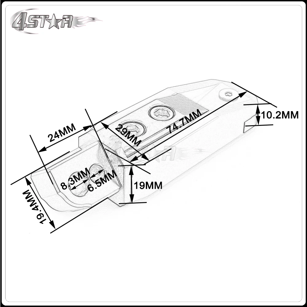 Мотоцикл для ног с ЧПУ сзади подножки педали SUZUKI GSXR600 GSXR750 2006 2016 GSXR1000 2005 B KING 2008