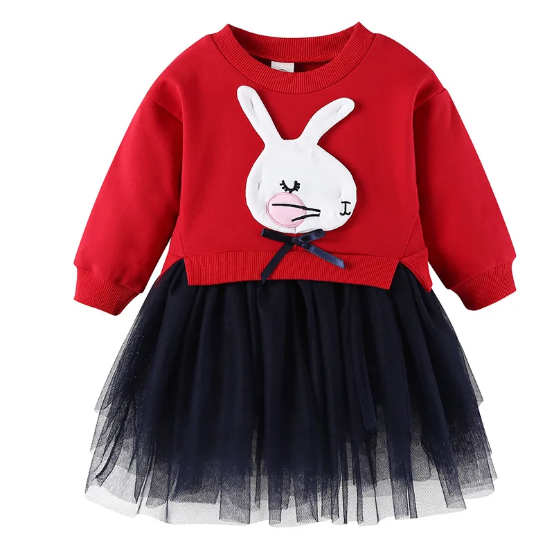 Infant Baby Girls Dress 2019 Spring Long Sleeve princess girls dress Cute Kids Clothes Toddler Party For 2 3 4 5 6 7 8 Yrs | Детская