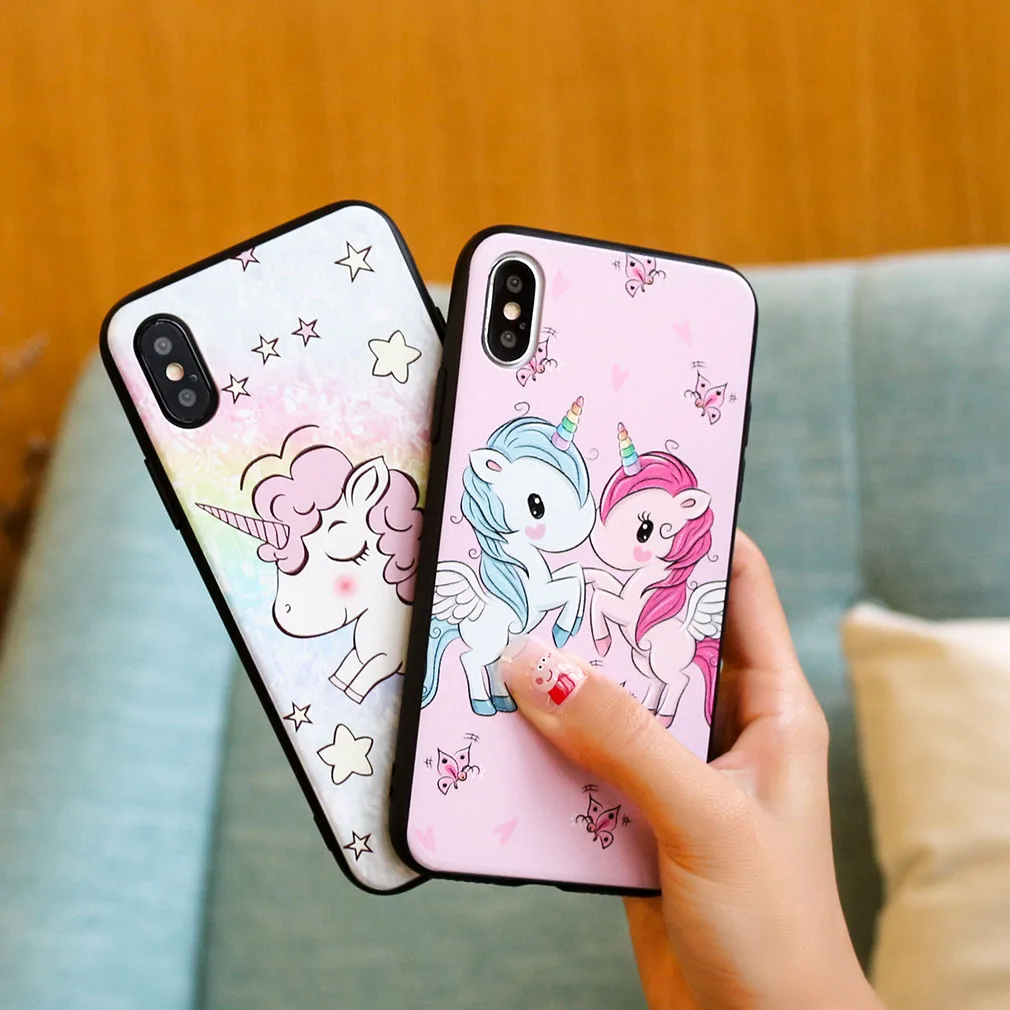 Жесткий Чехол для Iphone 7 8 X плюс 6 S XR XS Max PC полный 3D Фламинго милый мультфильм обувь