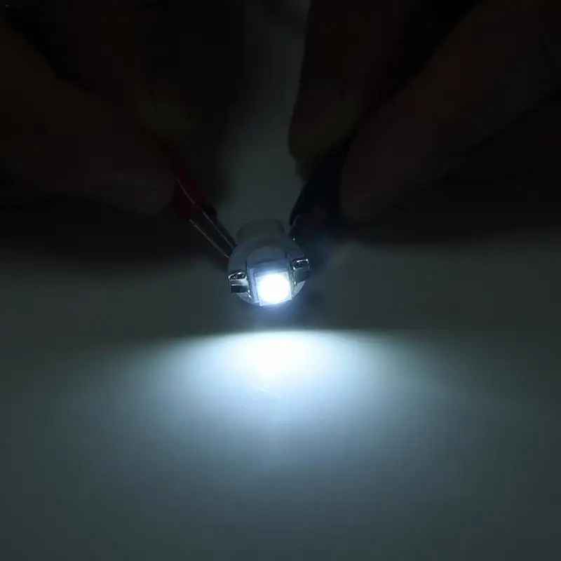 1 шт. T5 B8.5D 1Smd 5050 1LED приборные лампы для чтения индикаторные огни Автомобильные