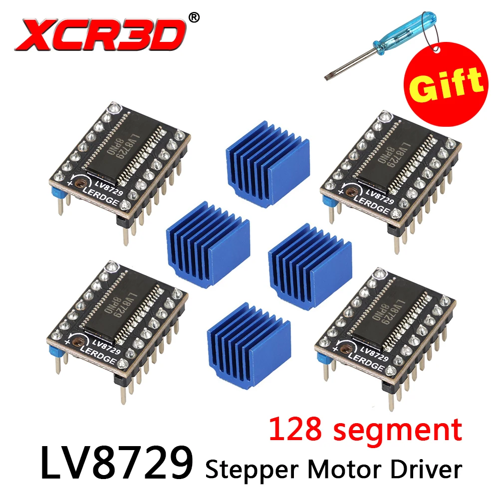 XCR3D МКС LV8729 Драйвер шагового двигателя 4 секционный измельчитель для специй с