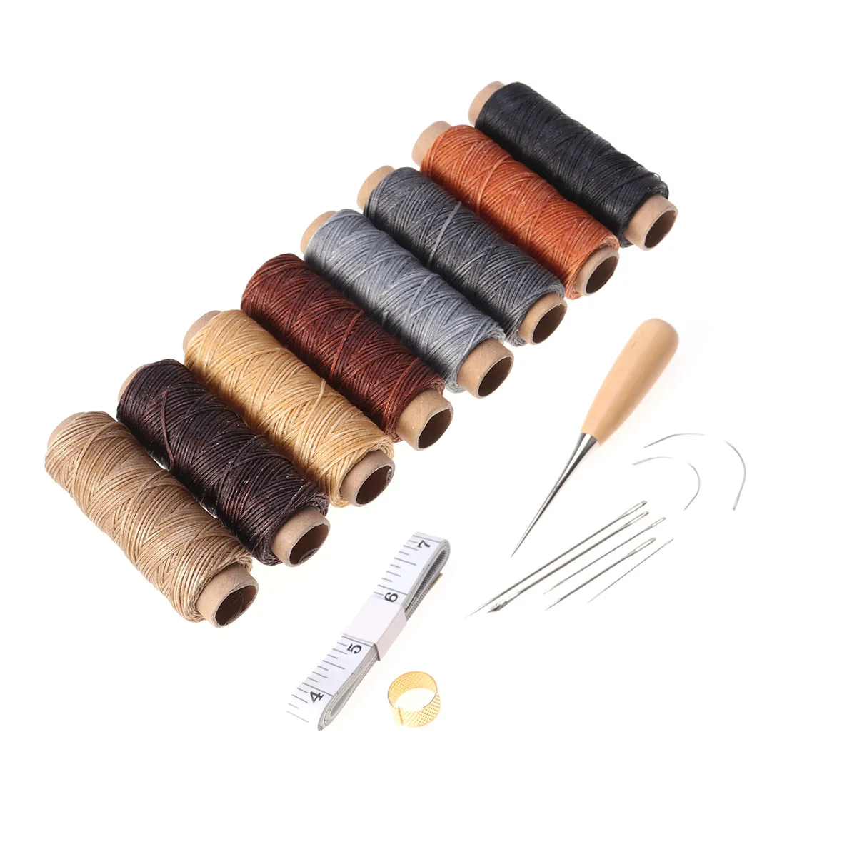 18pcs/Set Lightweight Leather Craft Tools Set Practical Sewing Accessories For Luggage Carpets Upholstery Wallet Mattresses | Дом и сад