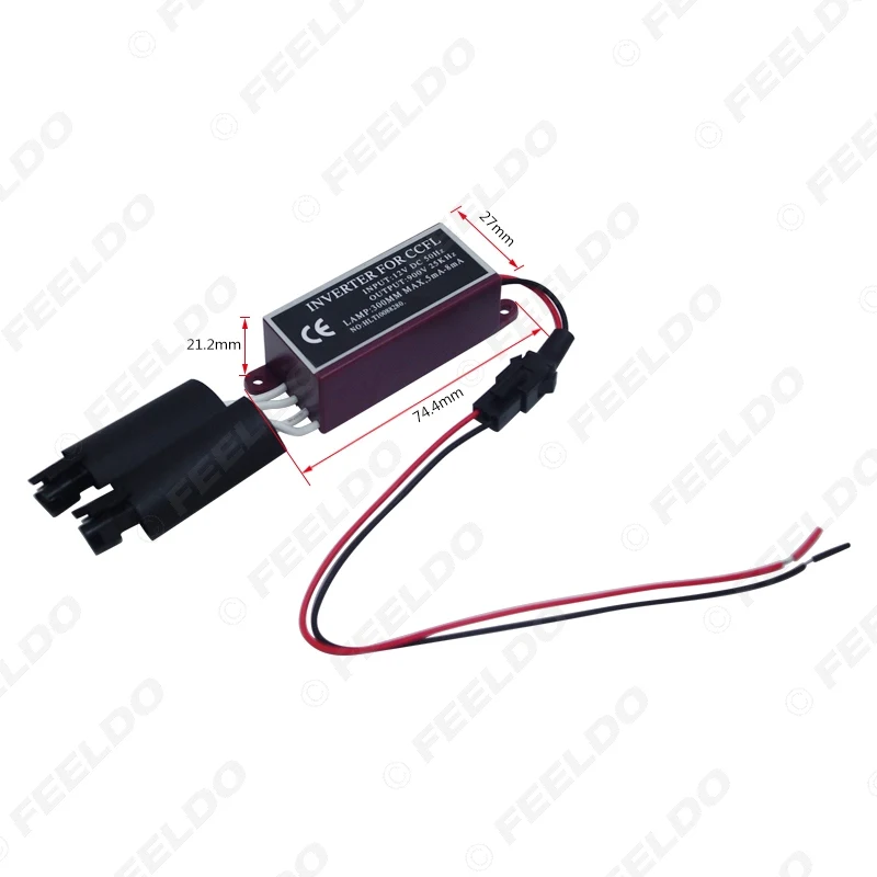 LEEWA авто запчасти DC12V инвертор балласт для CCFL ангельские глаза свет Halo Кольцо #