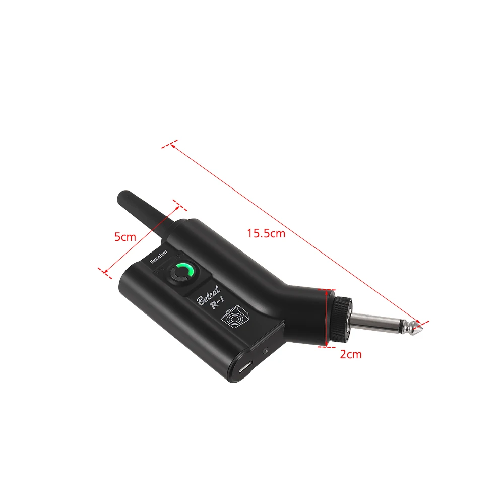 Перезаряжаемая гитарная Беспроводная система Belcat T1R1 UHF электрогитара бас