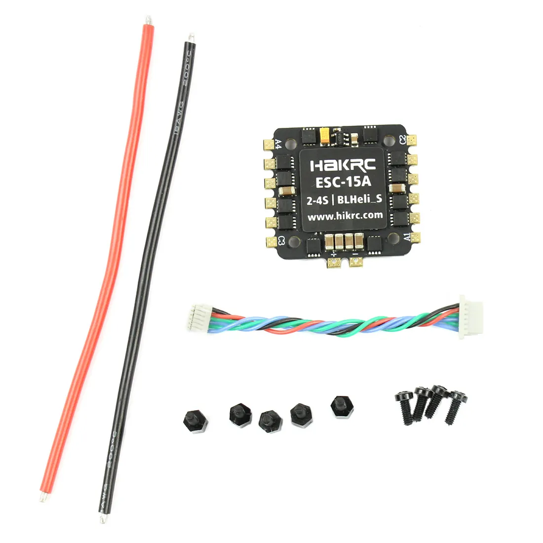 Hakrc 15A / 20A Blheli_S BB2 2 4S Dshot 4 в 1 ESC контроллер скорости для 130 180 210 250 DIY FPV гоночный Дрон Multcopter Outdoor|Детали и
