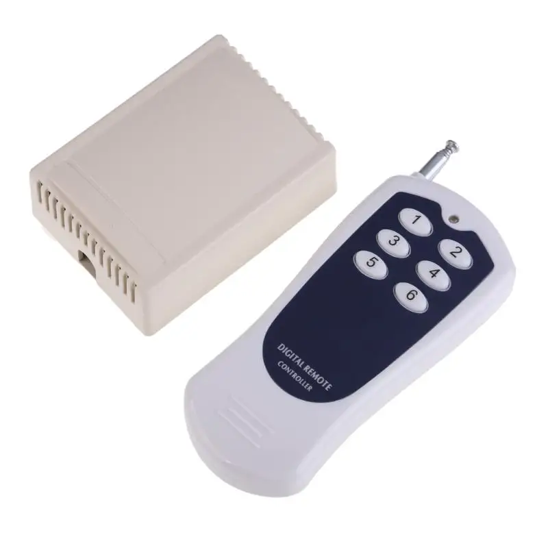DC12V 6 CH кнопки 315 MHZ/433 MHZ Беспроводной RF пульт дистанционного управления передатчик