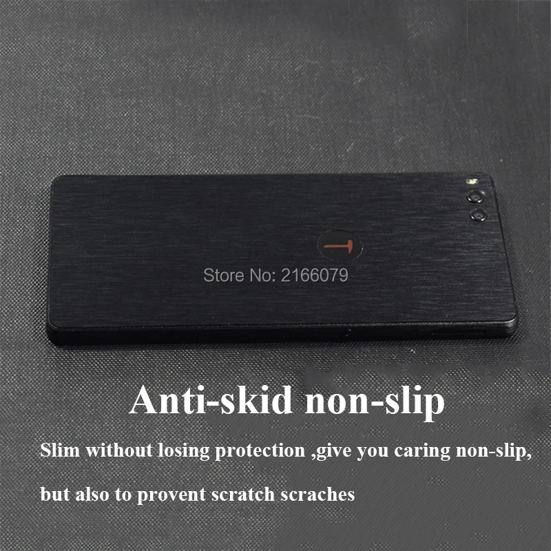 For Smartisan Nut 3 Nut3 / U3 5.99&quot Full Cover Body Back Brushed Metal Decal Skin Phone Protective Film Wire Drawing Sticker |