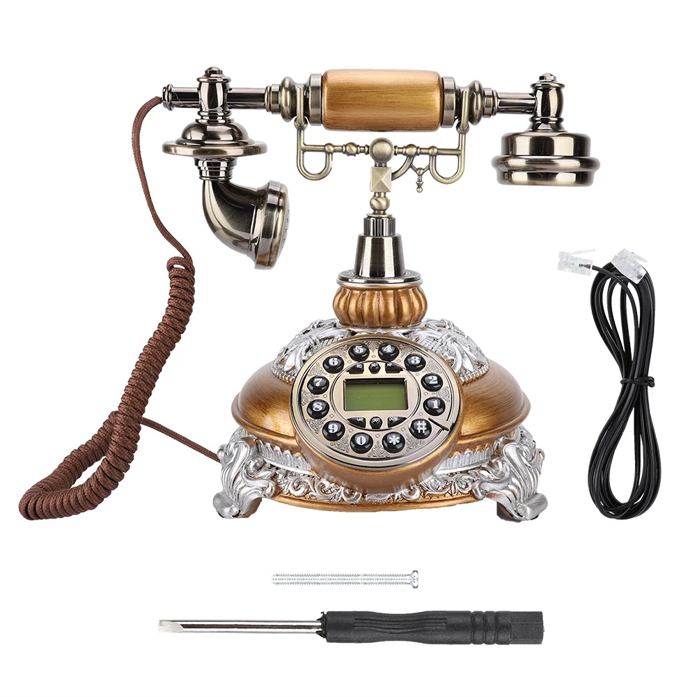 IDS 8675Retro декоративный винтажный телефон античный FSK/DTMF поворотный циферблат