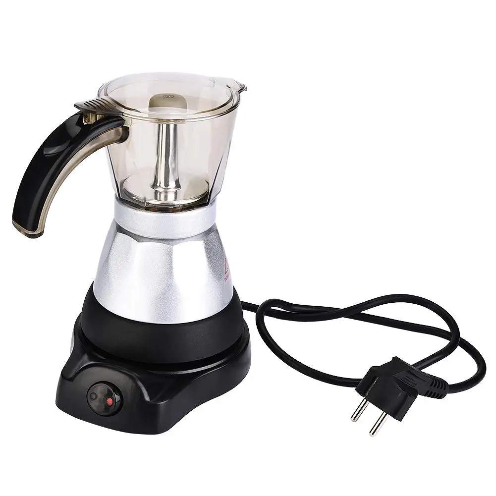 Электрический кофейник Moka большой емкости кофеварка для приготовления эспрессо