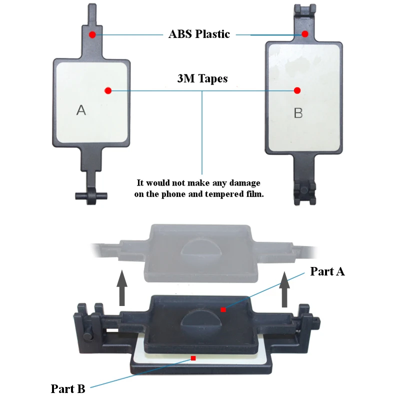 Набор инструментов LEORY для защиты экрана телефона из закаленного стекла |