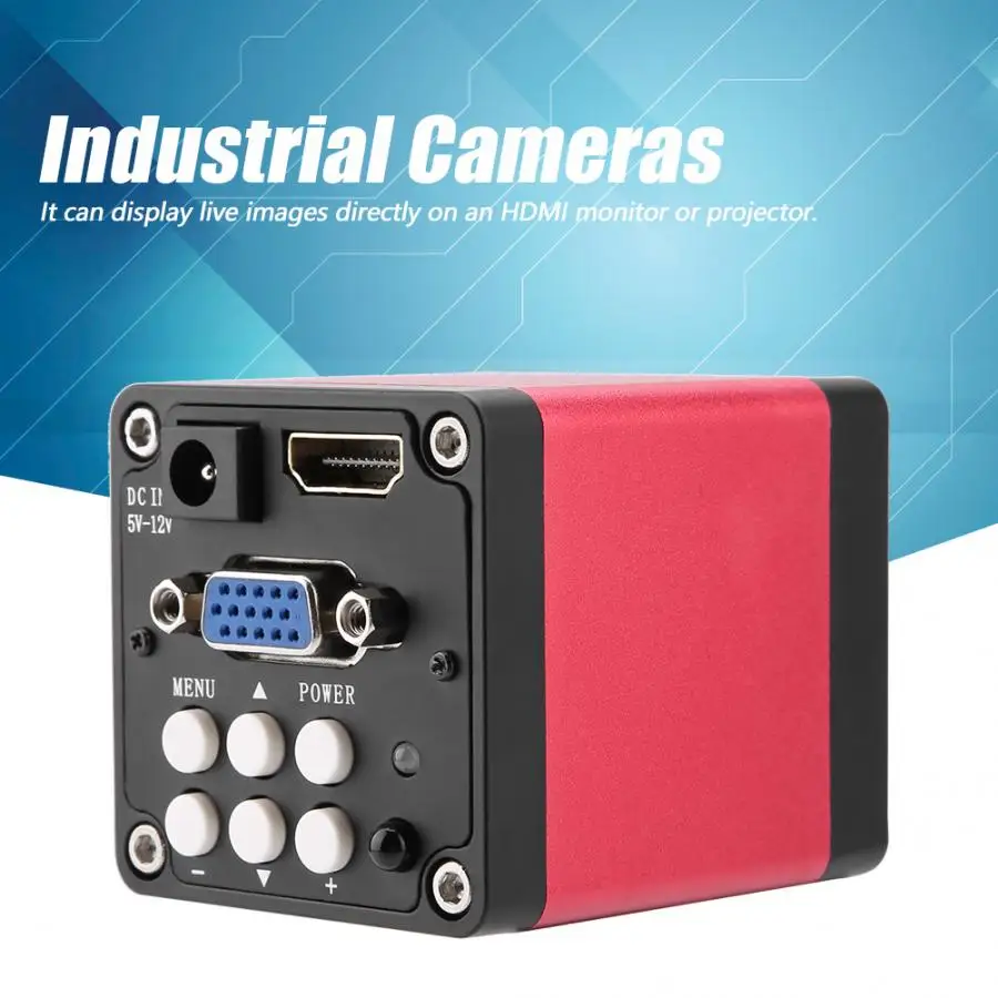 KP 200D Usb микроскоп 13MP 45F/S черный HDMI VGA выход промышленности цифровой