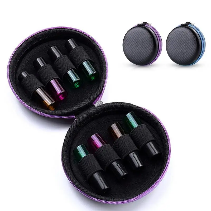Essential Oil Bottle Storage Bag EVA Mini 8 Grid 5ML Portable Box Anti-Pressure Small Lipstick Organizer Durable Travel Cabinet | Дом и сад