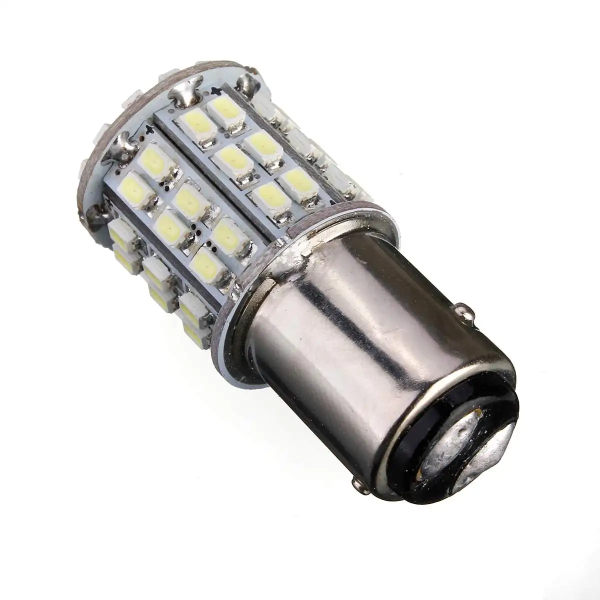 CLAITE BAY15D 1157 Белый автомобиль Хвост Стоп тормозной фонарь лампа 64 SMD светодиодный