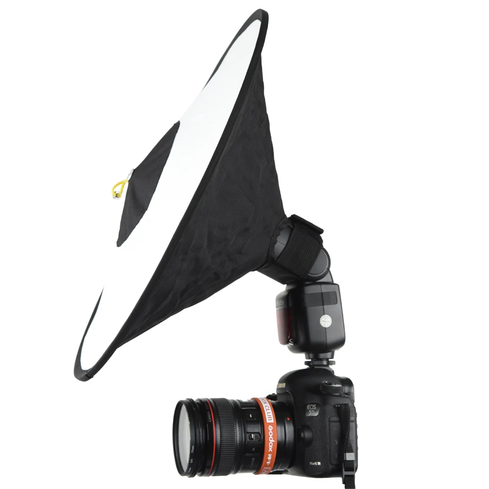 Godox RS18 коническая вспышка софтбокс портативный складной круговой мягкий бокс
