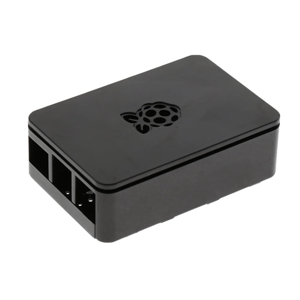 Защитный чехол/коробка/корпус для Raspberry Pi Модель B/B +/2/3 черный|Корпуса