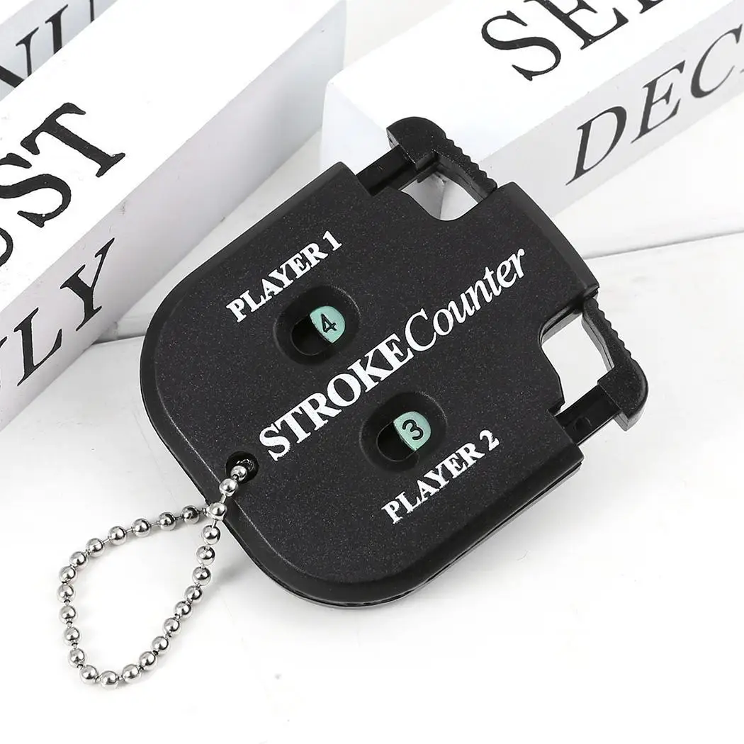 Golf Score Counter Mini Square Two Black Counting Digits 1 Stroke Outdoor Match etc. | Спорт и развлечения