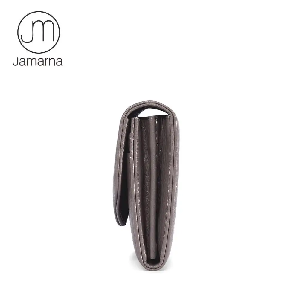 Кошелек jamarna женский из натуральной кожи длинные классические дизайнерские