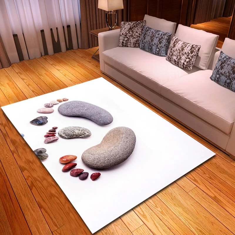 Ковры с 3D рисунком из булыжника для гостиной спальни прикроватный кофейный