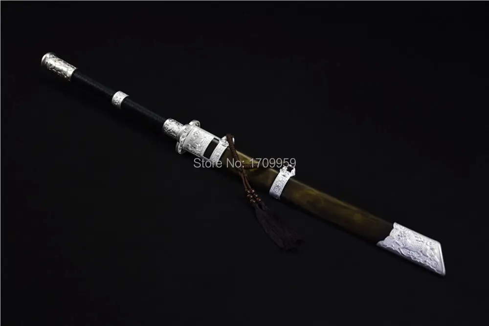 Китайский KungFu Broadsword династии Цин меч Кайлин да дао сильный высокомарганцевый