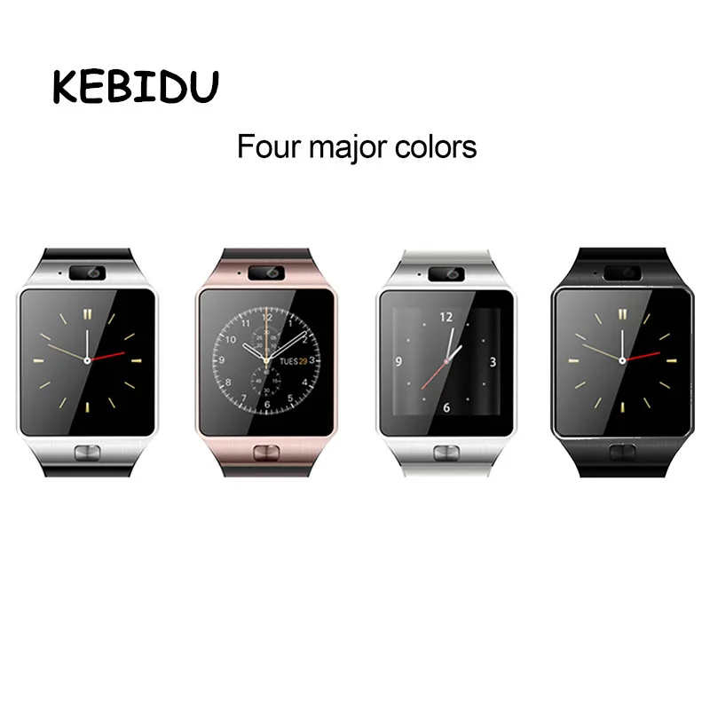 Смарт часы KEBIDU Bluetooth DZ09 Smartwatch для Android Apple телефон Поддержка Facebook Whatsapp SD SIM с