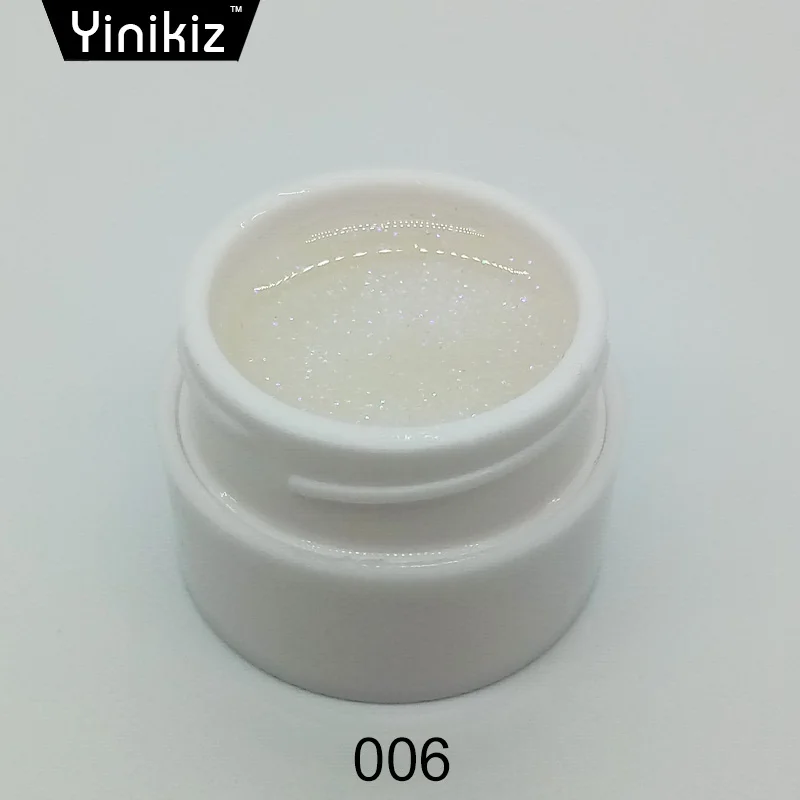 Yinikiz 2018 Новое поступление 12 красочных Блестки для рисования лаковый клей
