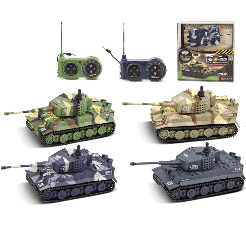 Танк с дистанционным управлением 1:72 Mini Tiger Battle Радиоуправляемый танк