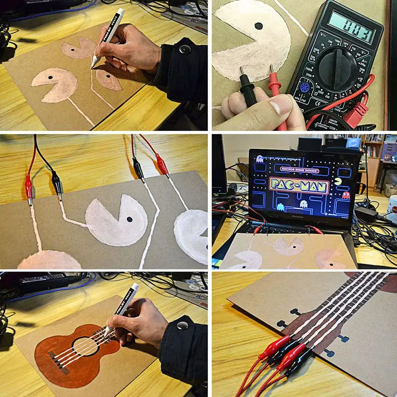 Conductive Ink Pen Electronic Circuit Draw Instantly Magical DIY Maker Student Kids Education Magic Gifts | Компьютеры и офис