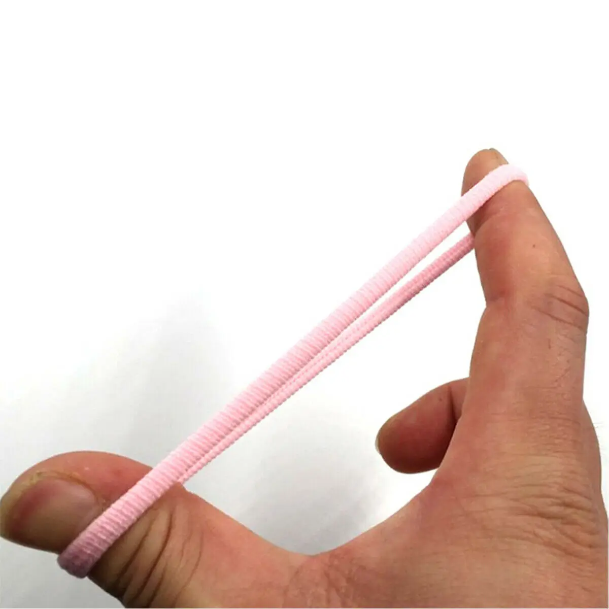 Резинки для волос эластичные однотонные девочек 50 шт. резинки прически конский