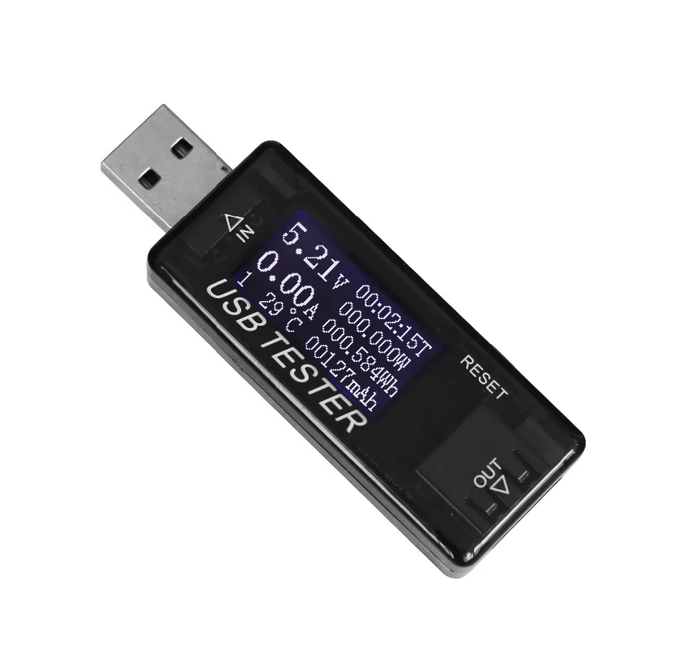 8 в 1 ЖК дисплей QC 2 0 3 USB детектор напряжения тока Вольтметр Амперметр зарядное