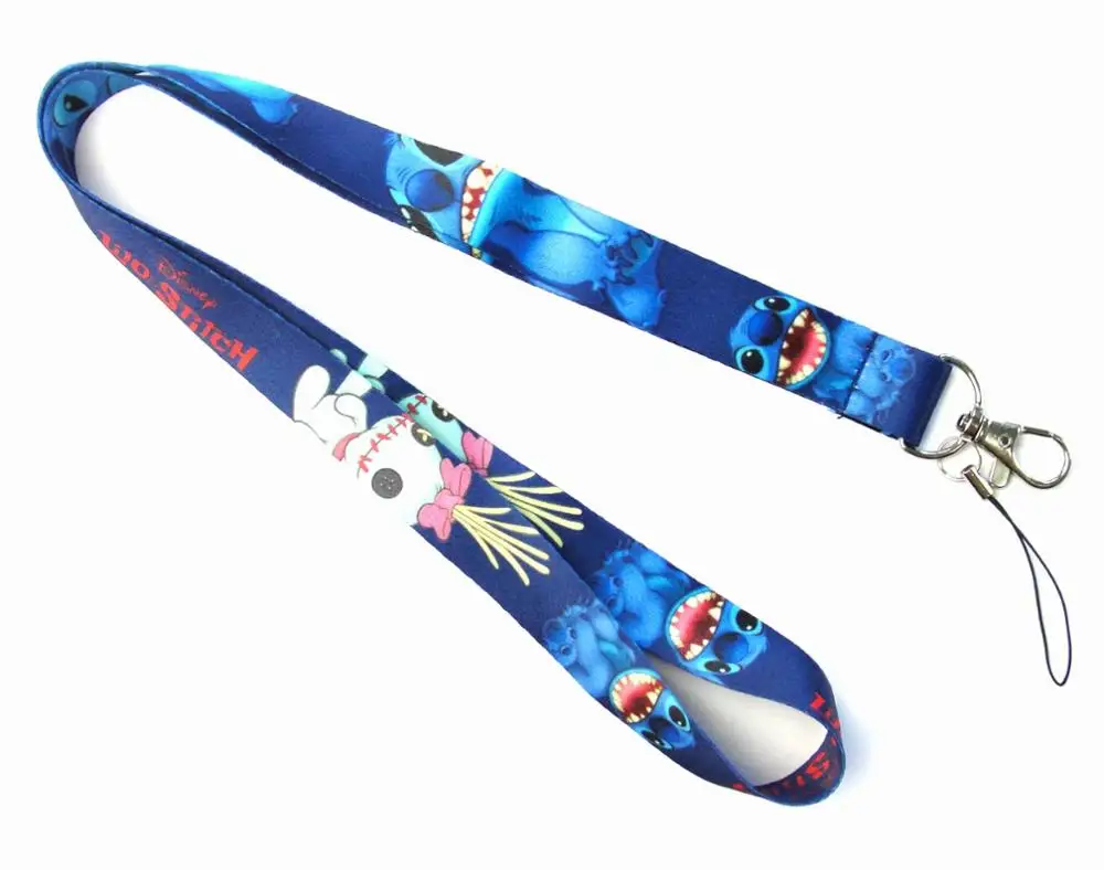 10 шт. Lilo & Stitch Брелоки для ключей держатель удостоверения личности брелоки
