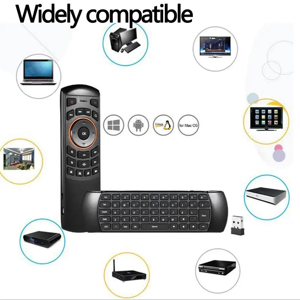 2 4 ГГц беспроводный контроллер дистанционного управления мини двухсторонний