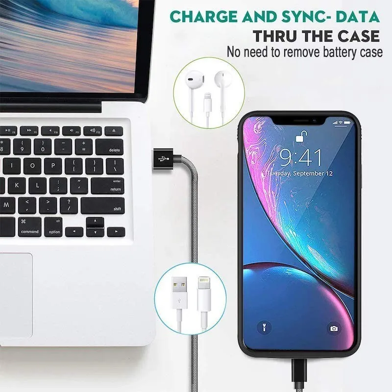 Leioua 5200 мАч популярный аккумулятор зарядное устройство чехол для Iphone 6 6s 7 8 Внешний