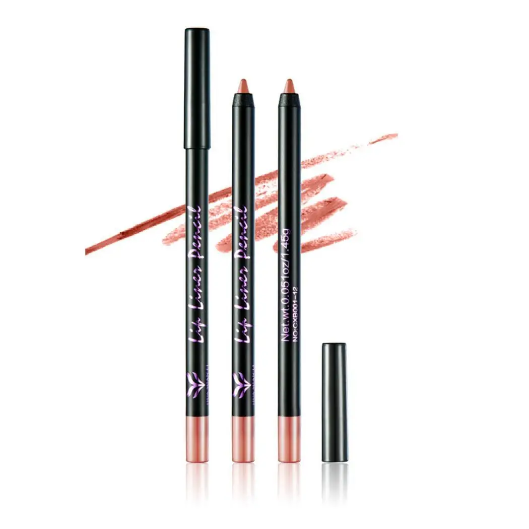 Waterproof Lip Liner Pencil Long Lasting Lipliner Long-lasting Easy to Wear Natural Nutritious. Makeup Tools | Красота и здоровье