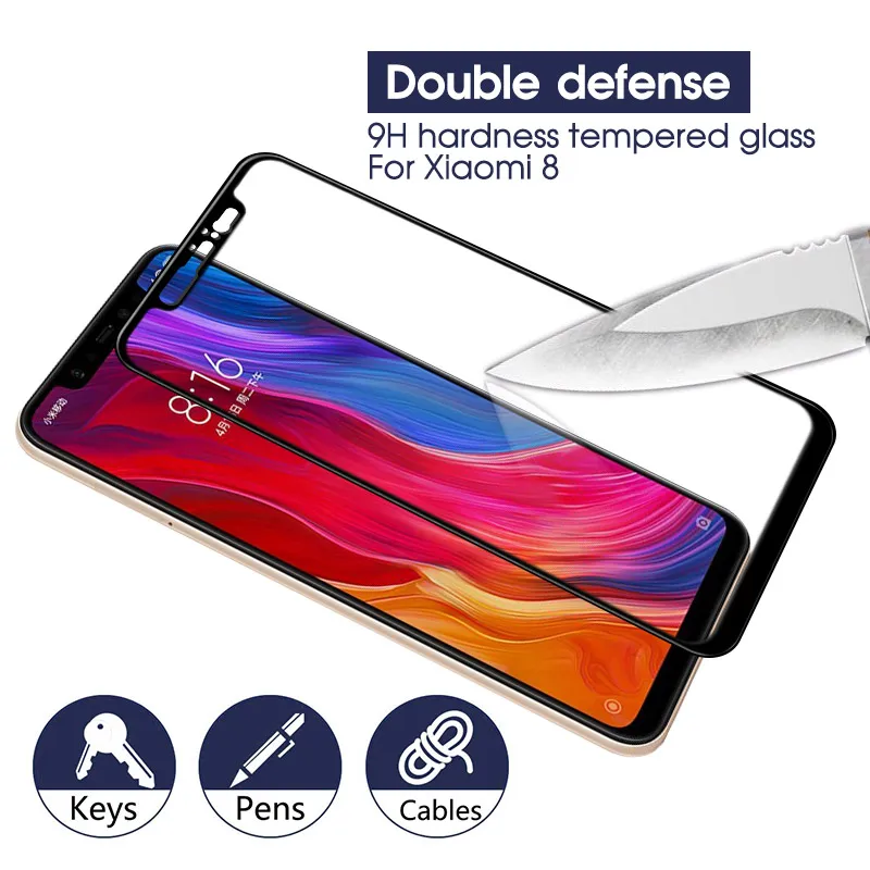 9D стекло для Xiaomi Mi 6X 8 A2 Lite A1 полное покрытие закаленное Защита экрана на Redm Note 5 7 6