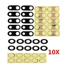 Стекло для задней камеры iPhone 13 12 11 Pro Max 7 8 6 6S Plus X XR XS Max, 10 шт.