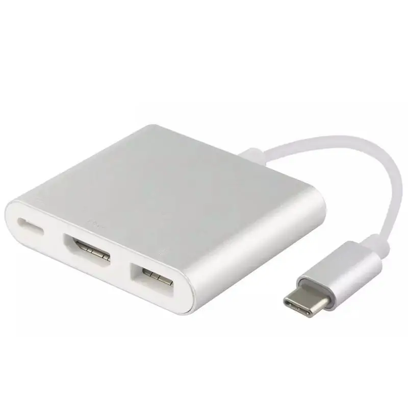 USB C HUB HDMI адаптер для Macbook Pro Type Hub Hdmi 4K 3 0 порт с быстрой доставкой | Электроника
