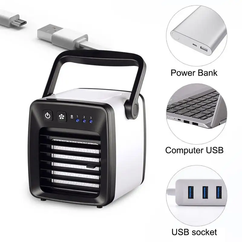Портативный мини охладитель воздуха очистки портативный usb вентилятор водяного