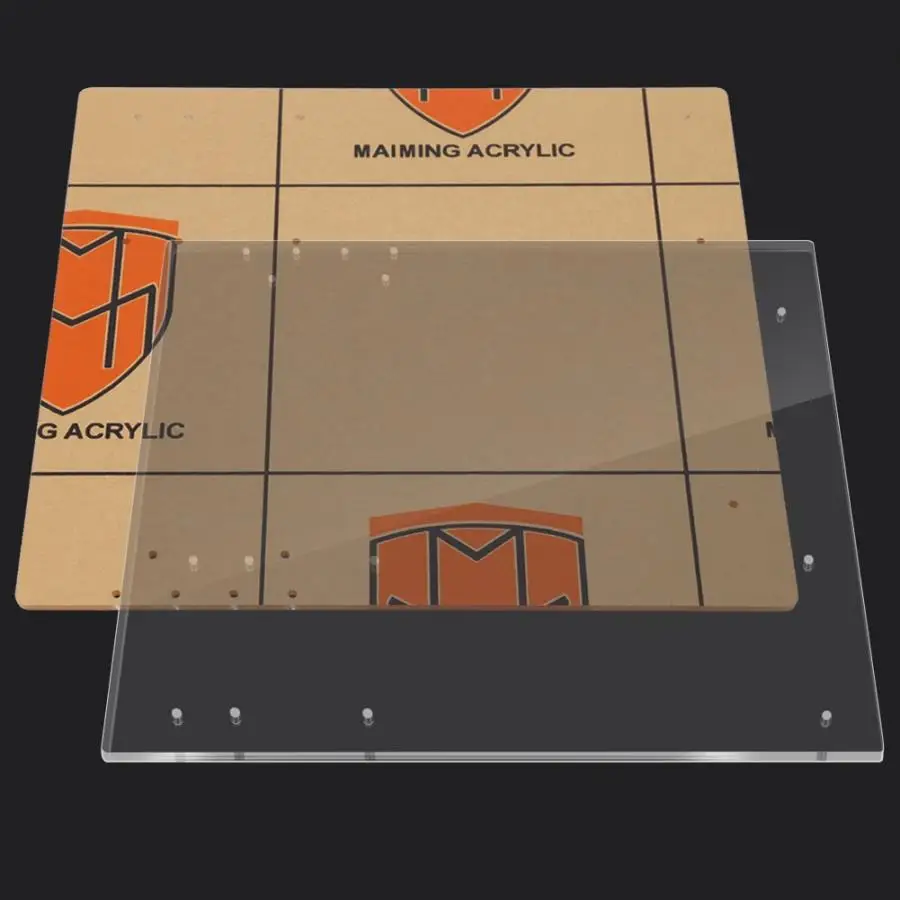 Открытая рамка Прозрачный Акриловый оверлок чехол для компьютера DIY подставка M