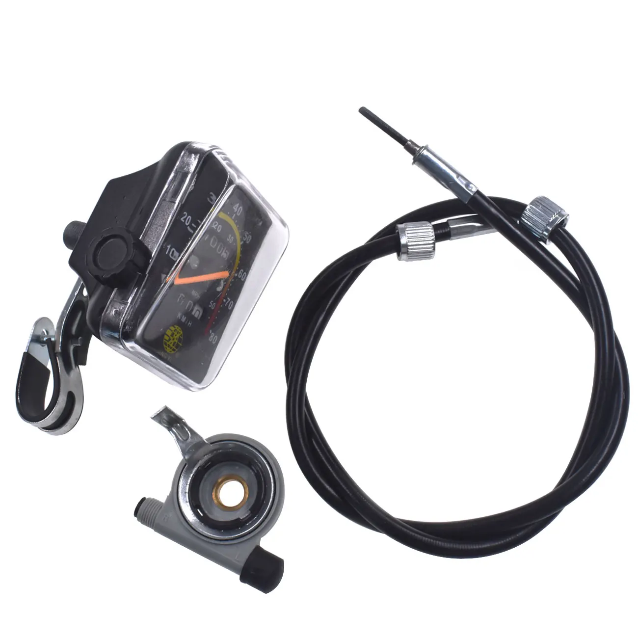 

Resettable Speedometer Odometer Gauges Analog Classic Style For Bike Exercycle