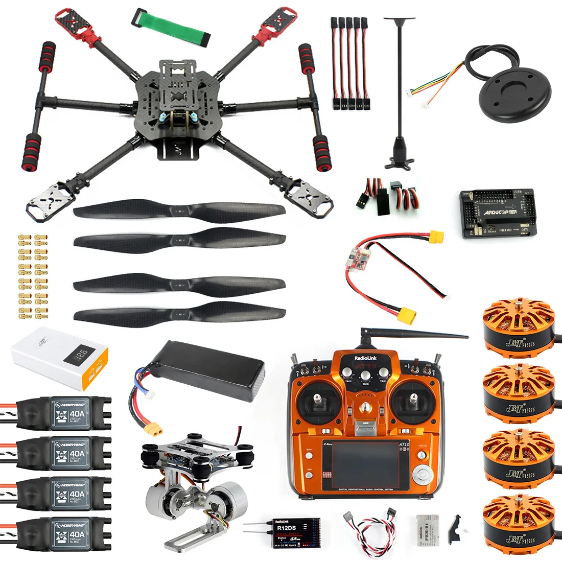 2 4 Ghz 10CH X4 460 мм 560 зонт складной Радиоуправляемый Дрон осевой ARF RTF разборка DIY GPS