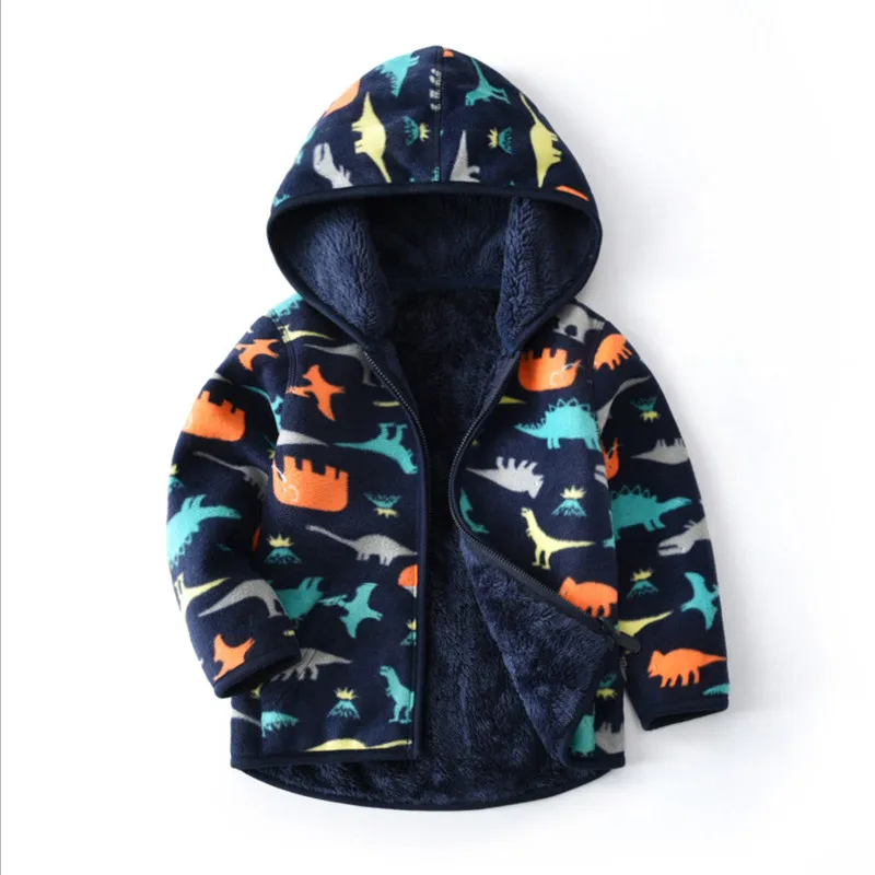 Autumn Winter Baby Girls Jacket Boys Coat Kids Warm Velvet Coats Children Outerwear &amp flowers Clothes | Детская одежда и обувь